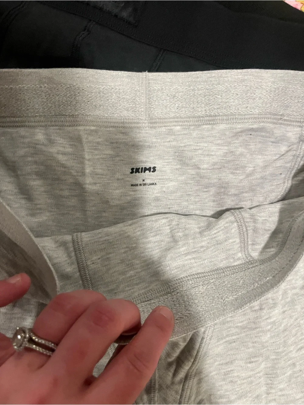 NWOT SKIMS Mens Boxer Briefs Bundle in Black and Light Gray read description